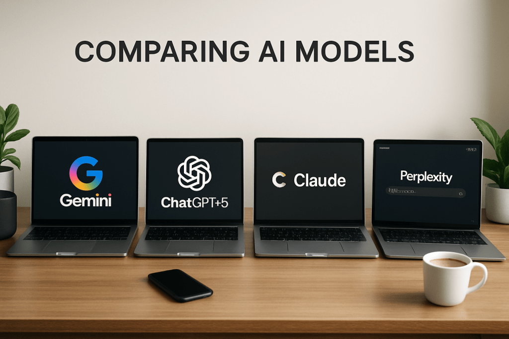 Which AI Chatbot Should You Start With? A Deep Comparison of Gemini, ChatGPT-5, Claude &&nbsp;Perplexity